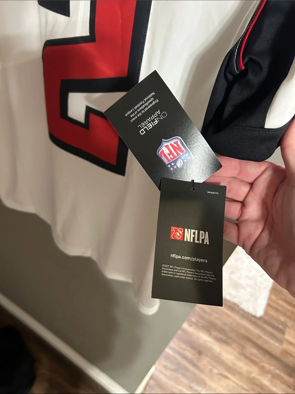 Nike White Red Black Atlanta Falcons #2 Football Jersey
